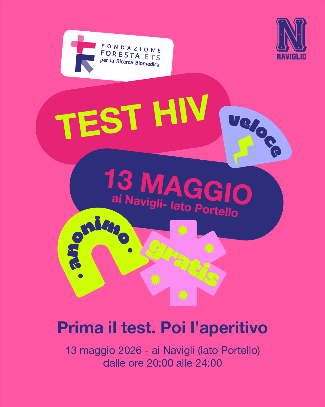 Immagine dell'evento concluso: Test HIV ai Navigli